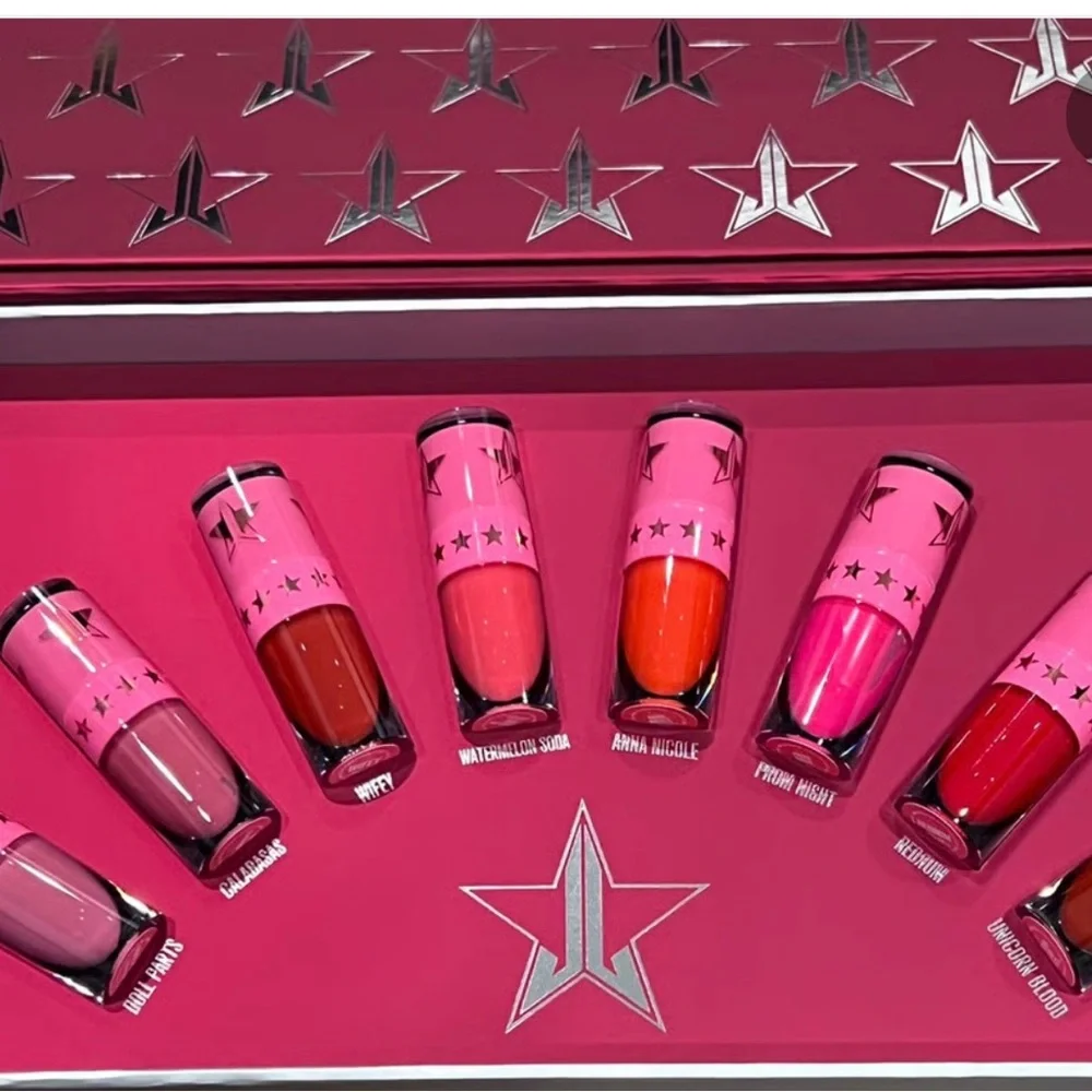 Jeffree Star Mini Velour Liquid Lipstick Set -Pink and Red Shades - Picture 6 of 6